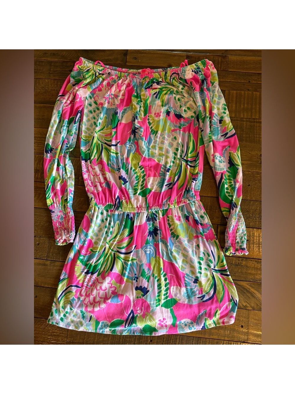 Lilly Pulitzer Lana Off The Shoulder Skort Romper XXS - Picture 5 of 9